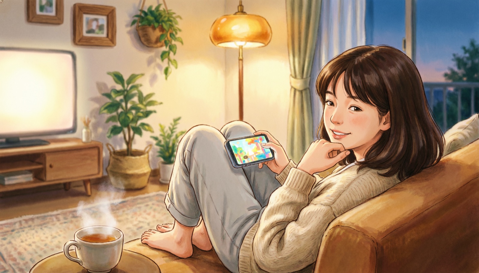 AllStreams app shown on a phone